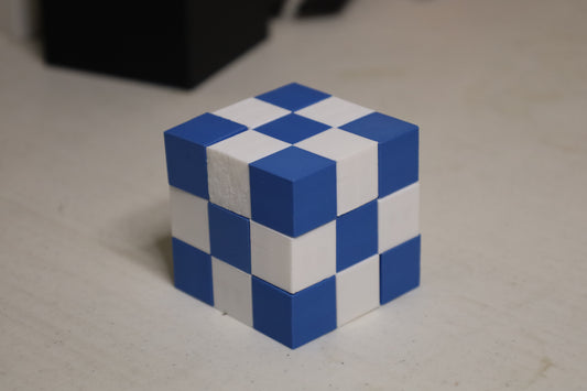 Challenging Chain Cube Puzzle (3D Model)